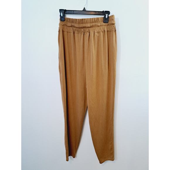 Fabletics Women's Brown Pull On Style Athletic Pants In Size Medium - Picture 1 of 6